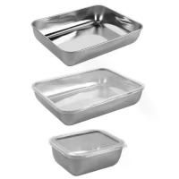 ราคา กล่องเก็บอาหารสแตนเลส ทรงสี่เหลี่ยมผืนผ้า มีฝาปิดพลาสติก กันสนิม เหมาะสำหรับปิกนิก กล่องเก็บอาหาร กล่องถนอมอาหาร ภาชนะใส่อาหาร พร้อมเตรียมอาหาร (1732475420747662633)