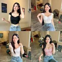 ราคา Aurora พร้อมส่ง เสื้อสายเดี่ยว ฟองน้ำ เสื้อลูกไม้เซ็กซี่ ผ้านุ่มนิ่ม Bra Tank Top ใส่สบายแอบเซ็กซี่เบาๆ -bratop1880 สินค้าดี (1731860354665383690)