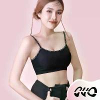 ราคา OVO สปอร์ตบรา รุ่น Q803 เสื้อในไร้โครง สายเดี่ยวลายตัวอักษร ฟองน้ำ 3D นุ่ม สบาย ระบายอากาศได้ดี (1731506657371128917)