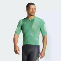 ราคา adidas ปั่นจักรยาน เสื้อปั่นจักรยาน Tempo 3-Stripes ผู้ชาย สีเขียว IP2685 (1731273676974361363)