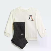 ราคา adidas ไลฟ์สไตล์ ชุดเสื้อคอกลม adidas Disney สำหรับเด็ก เด็ก สีขาว JX0591 (1731729315272099603)