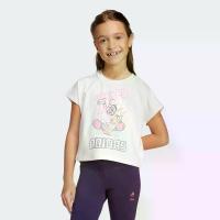 ราคา adidas ไลฟ์สไตล์ ชุดเสื้อและกางเกงสไตล์สปอร์ต adidas Disney Minnie Mouse สำหรับเด็ก เด็ก สีขาว JL9167 (1731668676531947283)