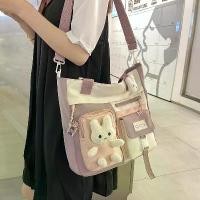 ราคา กระเป๋าถือสไตล์เกาหลีใหม่ กระเป๋าสะพายข้างสีตัดกันน่ารัก แต่งหน้านักเรียน แฟชั่นหญิง กระเป๋าสะพายข้างสาวหวานสด 2023 กระเป๋าคาดอกผู้ชายadidas แท้ (1730123295552342725)