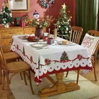 ราคา New Polyester Waterproof Digital Print Christmas Tablecloth Holiday Party Gathering Rectangular Living Room Decoration Dining Table Cloth (1733373178115229059)