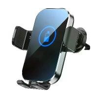 ราคา 15W Fast Wireless Car Charger with Smart Sensing Function, USB-C Vehicle Air Vent Portable Phone Holder, Office and School Accessories, Perfect Gift for Christmas or Birthday, Wi (1733258293089896403)