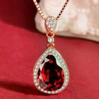 ราคา 925SilveryNaturalGarnetPendant,WaterDropPendant,RoseGoldenPendant,with925SilveryNecklace,SuitableforWomen,SimpleandExquisite,FashionableNecklace,Elegant,Temperament,High-end,Holi (1733136295413646866)