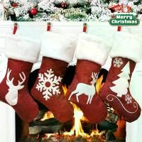ราคา 4-Pack Christmas Stocking Pendants Santa Claus Family Party Decoration Cloth Christmas Supplies Creative Small Gifts Holiday Accessories Birthday Party Supplies Birthday Gifts Party Favors (1733175957