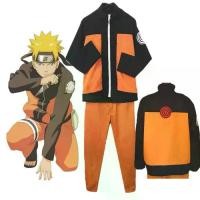 ราคา Halloween Carnival Costume, PANWE, for Adults and Children, Cloth Accessories, Jackets, Photo Props, Anime Naruto Costume, Uzumaki Costume, Cosplay Costume Set Men's Clothing Orange (17330865465700863