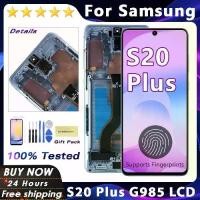 ราคา หน้าจอ Amoled สำหรับ Samsung Galaxy S20 Plus ขนาด 6.7 นิ้ว รุ่น Samsung S20+ G985F/DS G986B หน้าจอสัมผัส LCD สำหรับ Samsung S20 Plus 5G (1733193793522468049)