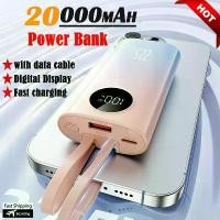 ราคา [COD] Fast Charge 20000mAh Power Bank with Dual-Direction Quick Charge for Iphone Samsung Xiaomi Portable Charging (1733083984825976387)