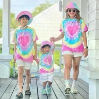 ราคา เสื้อยืดย้อมสี, การออกแบบ ROAMING, เสื้อ Songkran, ขายดีที่สุด, สีพาสเทล, การออกแบบย้อม T-ie, คอกลม, เหมาะสำหรับครอบครัว, เสื้อยืด (1732710542372406592)