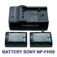 ราคา (Set 2+1) NP-FH50 / FH40 / FH50 / FH60 Battery and Charger For Sony Alpha A230,A290,A330,A380,A390,DSC-HX1,HX100V,HX200V ขายดี (1733241211682587706)