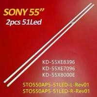 ราคา หลอดKD-55X8000E For Sony KD-55X8500FTV LED Backlight STO550AN5-51LED-R/L LCD Screen V550QWSE10 KD-55XE8396 KD-55XE7096 จัดส่งฟรี กทม (1733340743332300287)