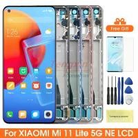 ราคา หน้าจอ Mi 11 Lite 5G NE, สำหรับ Xiaomi 11 Lite 5G NE, จอ LCD, หน้าจอสัมผัสดิจิตอล, พร้อมกรอบ, เข้ากันได้กับ Xiaomi 11 Lite NE 5G, หมายเลขชิ้นส่วน 2109119DG (1733160286407394838)