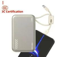 ราคา [COD] Kiki shoot 20000mAh Power Bank 66W Fast Charge Powerbank Portable Charger External Battery for iPhone Xiaomi Huawei Samsung (1733318047964628763)