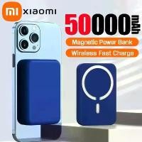 ราคา [COD] Xiaomi 500000mAh Large Capacity Wireless Magnetic Power Bank Portable Battery Pack For iphone Samsung Xiaomi Magsafe Powerbank (1733044840652900039)