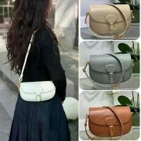 ราคา New Single Shoulder Crossbody Bag Monogram Bobby Crescent Bag Cowhide Underarm Bag Casual Montaigne Genuine Leather Saddle Women's Bag (1733159592479982598)