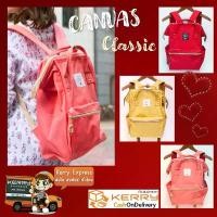ราคา ️ล็อตสุดท้าย ไม่ผลิตเพิ่ม️ (ของแท้ พร้อมส่ง) Anello Rucksack Canvas Bag AT-B0197B/ AT-B0193A (1733312474569999442)