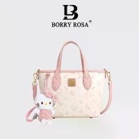 ราคา BORRY ROSA Pink Tote Bag Small Ladies Handbag Daily Casual Handbag (1732803066472335056)