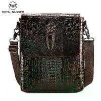 ราคา Royal Bagger Shoulder Sling Bag Crossbody Bags For Men Cow Leather New Fashion Sling Bag Cool Handbag Business Casual (1733436206030292946)