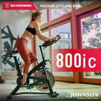ราคา Schwinn จักรยานออกกำลังกายในร่ม รุ่น 800IC Spinning Bike สำหรับการออกกำลังกายในบ้านโดย Johnson Fitness & Wellness ด้วยจอ LCD บลูทูธ 4.0 และระบบต้านทาน 100 ระดับ (1731892067552364400)