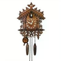 ราคา Cuckoo Clock Traditional Cottage Black Forest Cuckoo Clock Home Wall Decoration (1733309825378715256)