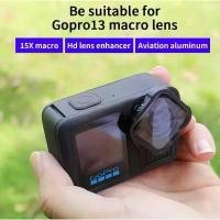 ราคา [พร้อมส่ง] 4K HD 15X Macro Lens for GoPro Hero 13 12 11 10 9 Black Optical Glass Lens Vlog Shooting Additional (1733152364099241241)