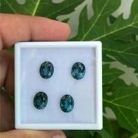 ราคา อัญมณี London Blue Topaz สุดตระการตา - 13.07ct, 4 ชิ้น, 8x10 มม. (1732262823402505749)