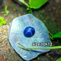 ราคา สตาร์ไพลินสีน้ำเงิน(Blue Star Sapphire) size:10x12 //แถมใบสถาบันแลปเซอร์พลอย (1732423933053339315)