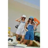 ราคา Sis story ชุดเอี๊ยมยีนส์ ขาสั้น Sis Mickey denim shortalls - Dark blue/White (1733146491180844099)