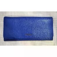 ราคา กระเป๋าตังค์ใบยาว Furla Royal Blue Saffiano Leather Wallet (1733328989954737607)