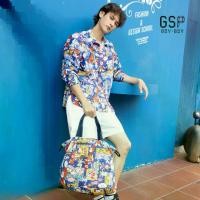 ราคา GSP Boy Boy greenie & elfie comic bag Tote string bag : M Blue กระเป๋าโท้ท ลายกรีนนี่แอนด์เอลฟี่ PBDSNV (1731759889561257530)