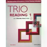 ราคา 【จัดส่งทันที】 Bundanjai (หนังสือ) Trio Reading 1 : Students Book +Online Practice (P) (1732851767751837515)