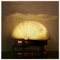 ราคา BLI01 LED Book Light โคมไฟสมุด โคมไฟสมุดพับได้ โคมไฟ LED ไฟตกแต่งห้อง (1733437958882493482)