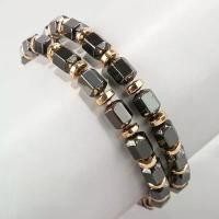 ราคา ชุดสร้อยข้อมือยางยืดสำหรับผู้ชาย ใหม่ในปี 2568 สร้อยข้อมือหินเหล็กไหลสีดำเรียบง่าย kandi bracelet กํา ไล ยาง ခ ျ ည ် ထ ိ ု း ပ စ ္ စ ည ် း အ စ ု ံ แหวน ปลาก (1732381415174931757)