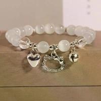 ราคา Fashionable Cute Cat Heart Bracelet for Women Unique Design Best Friend Gift Sister Student Bracelet (1733411842145879593)