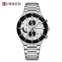 ราคา CURREN Six-Hand Calendar Multifunctional Men's Watch with Stainless Steel Bracelet - Business Style and Sport Watch (1733347700404683816)