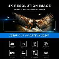 ราคา Front and Rear View Mirror Dashboard Camera, 4K Resolution, Suitable for Cars and Trucks, Rear View Mirror Camera, with 27.94 cm IPS Touch Screen, Reverse Camera with Type-C, Starvis Sensor (173302785