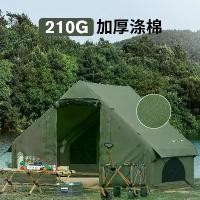 ราคา Free Soldier Inflatable Tent Outdoor Camping Large Emergency Field Military Tent Thickened Rainproof Exquisite Polyester Cotton Fabric Small House (1733382844247082695)