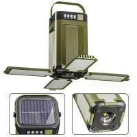 ราคา [COD] Solar Outdoor Portable Camping Light Solar Charging Foldable 2000mah Power Bank Intelligent Display Portable Hanging Tent Light (1733071975798703815)