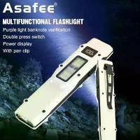 ราคา Asafee DT007 กลางแจ้ง Super Bright แบบพกพา LED ไฟฉายสีขาวสีแดงสีม่วง Camping Mini SafetyWork Light ไฟฉาย Night Running เดินป่าไฟฉายชาร์จกันน้ํา (1732935460734207657)