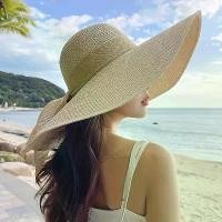 ราคา 2pcs Travel Tote Bag and Straw Hat - Fashionable Straw Beach Bag Set, Travel Shoulder Bag with Beach Hat, Camping Tote Bag with Zipper Closure and Polyester Lining, Suitable for (1733033932924486922)