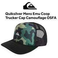ราคา หมวกผู้ชาย Quiksilver Mens Emu Coop Trucker Cap Camouflage OSFA จัดส่งที่รวดเร็ว (1733159722336683391)