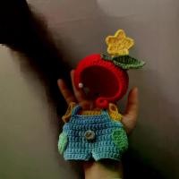 ราคา Labubu crochet doll pants set, handmade, suitable for kids clothes, cute cosplay, with labubu dress, labubu set (1733020544736331524)