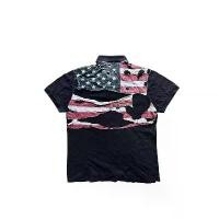 ราคา America Retro Flag Polo Shirt Streetwear Men Women Hip Hop Tear Patchwork Short Sleeve Y2k Cotton Top Baseball Clothes (1733137127512704932)