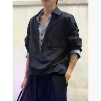 ราคา เสื้อเชิ้ต Work Clothes สำหรับผู้ชาย ปก แขนสั้น สไตล์อเมริกันเรโทร เสื้อโค้ทปักตัวอักษรคุณภาพสูง แฟชั่น มาใหม่ เสื้อ ลาย จุด ผู้ ชาย เสื้อ ไหมแพรวา ผู้ ชาย aiiz เสื้อ ผู (1732398378550330568)