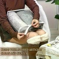 ราคา 10pcs Classic Fabric Storage Bags with Clear Window & Sturdy Zipper , Foldable Organizers for Clothes, Blankets, Bedding - Space-Saving, Durable Wardrobe Solution for Home & Gara (1733293741770180109)