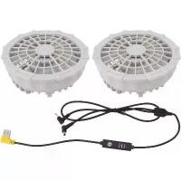 ราคา [COD] Cooling Vest Fan, 5V Wearable USB Air Conditioned Clothes Fan Adjustable Dual Head Cooling Air Fan (1733062502457181895)