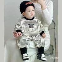 ราคา Baby Clothes Fleece Sweatshirt Two-Piece Set Autumn Winter New Style Infant Toddler Fashionable Outfit Boys Girls Stylish Winter Clothing กางเกง ก้น ป่อง เด็ก ผู้ ชาย (1733143516038202576)