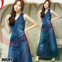 ราคา CODชุดเดรสยีนส์ dress jeans ชุดยีนส์ แม๊กซี่เดรสยีนส์ เดรสยีนส์ แซกยีนส์ Leonine JU583TikTok (1732588625079600403)